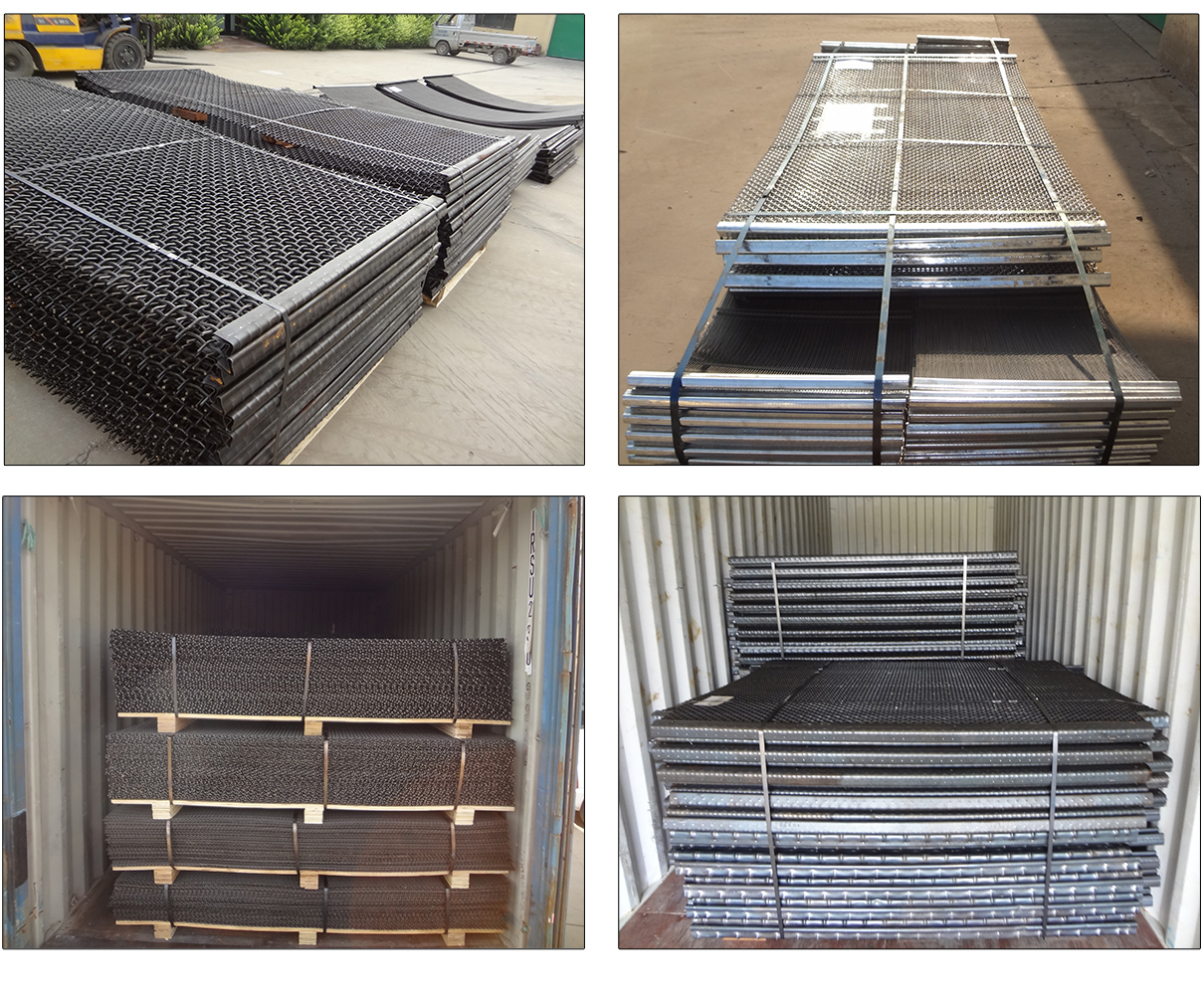 65 Mn Wear Resistance Stone Crusher Screen Mesh for Mining