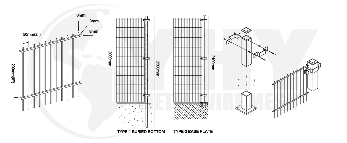 Double Wire Fence