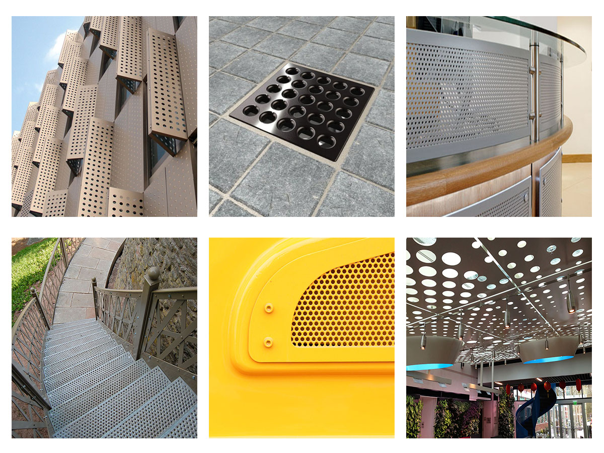 2400*1220 Round Hole Aluminum Perforated Sheet