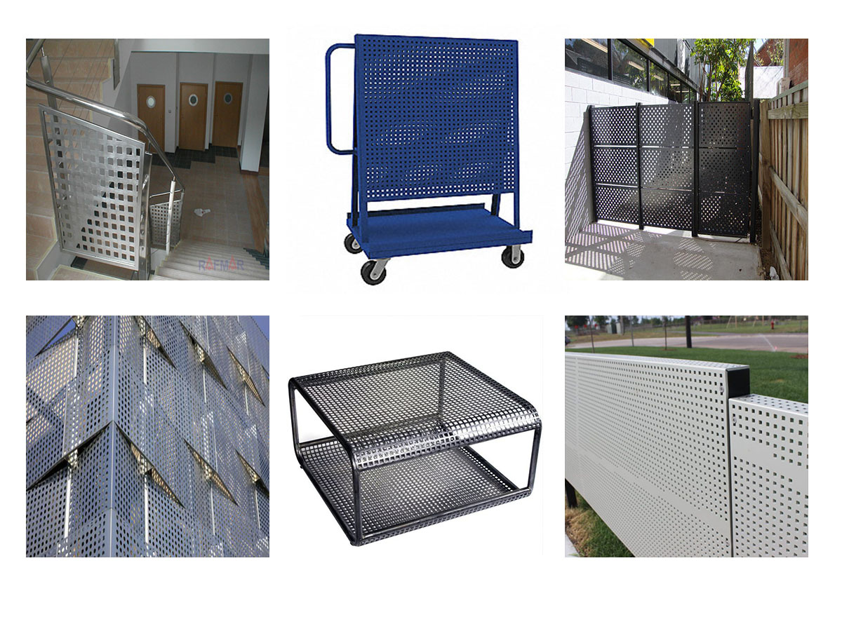 Square Hole  Perforated Metal Mesh