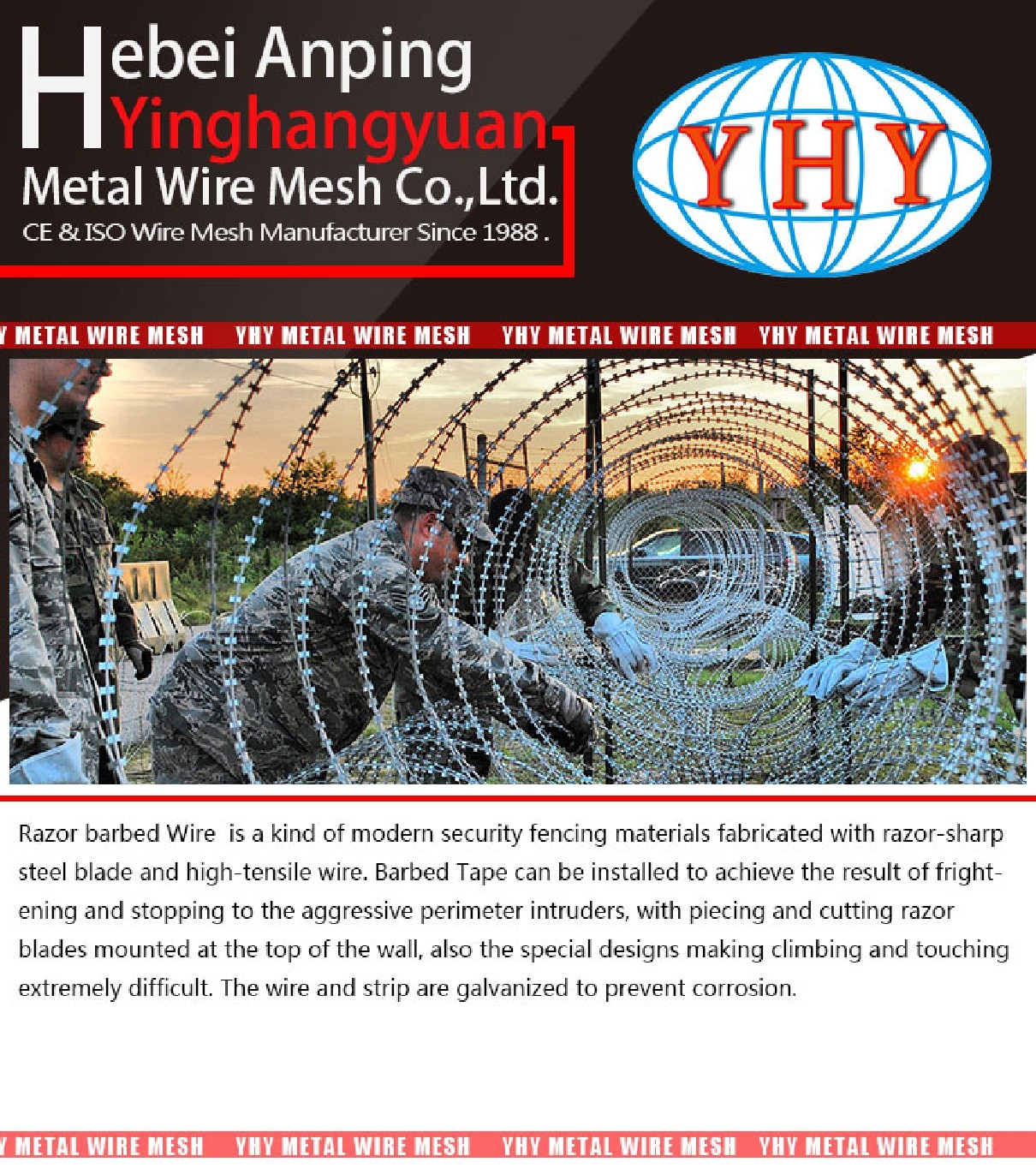 high security protection razor wire barbed wire