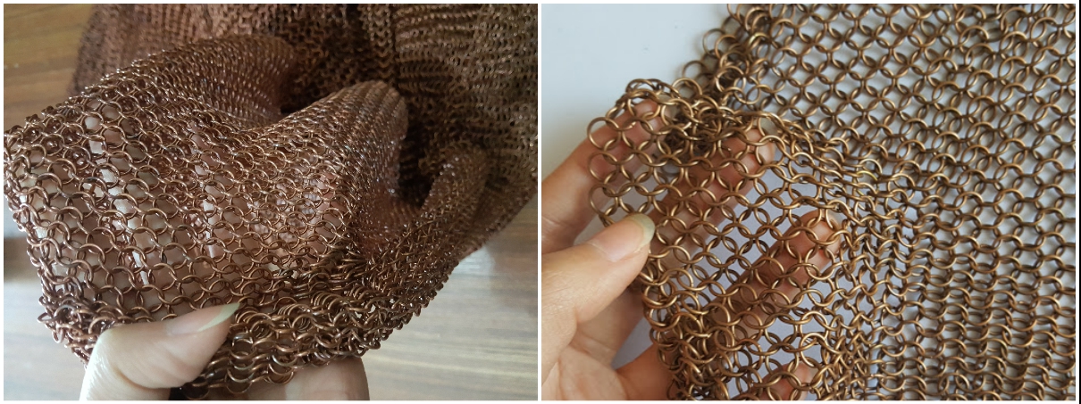 Chainmail Curtain Decorative Ring Metal Mesh Curtains