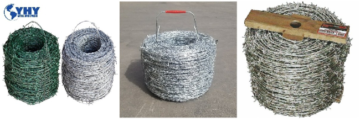 Wholesale galvanized barbed wire / barb wire fence / Galvanized metal Protect Barbed wire