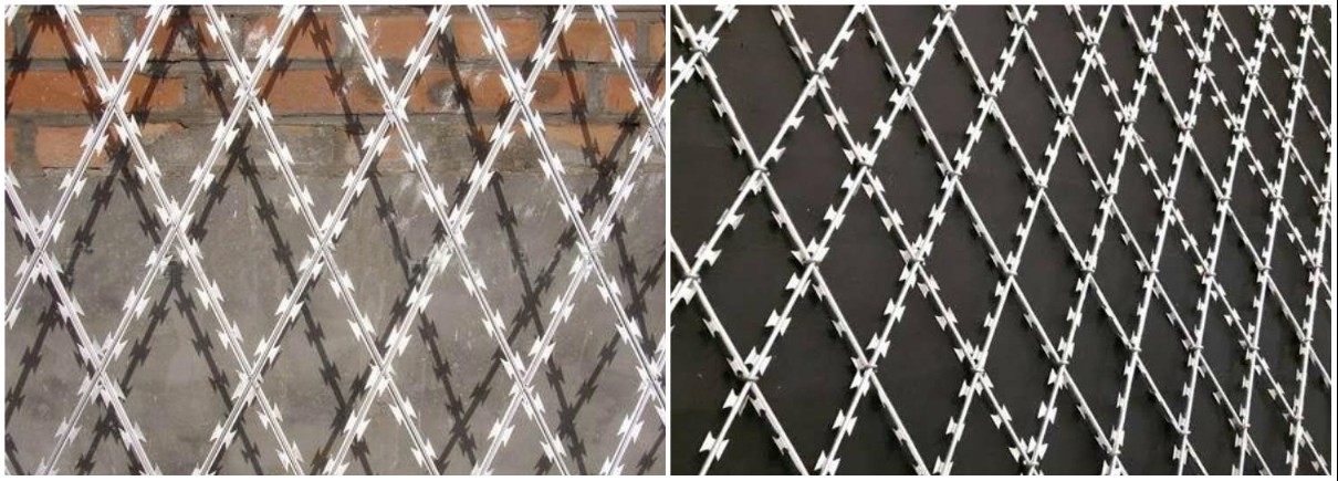 Military Razor Barbed Wire Welded Wire Mesh Fence/Welded Razor Wire Mesh