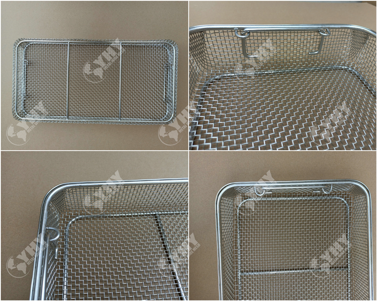 custmzied ss304 welded vintage wire basket