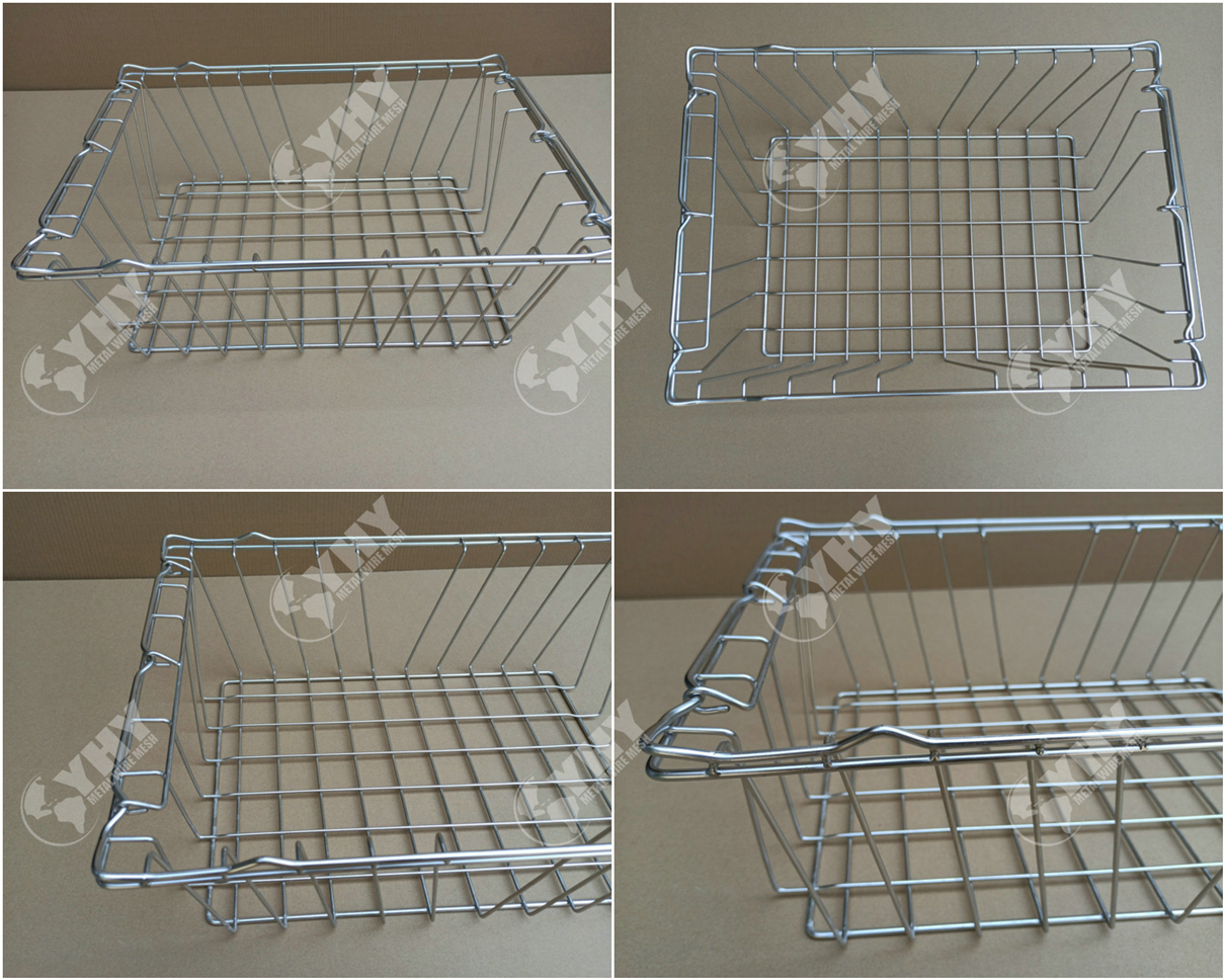 custmzied ss304 welded vintage wire basket