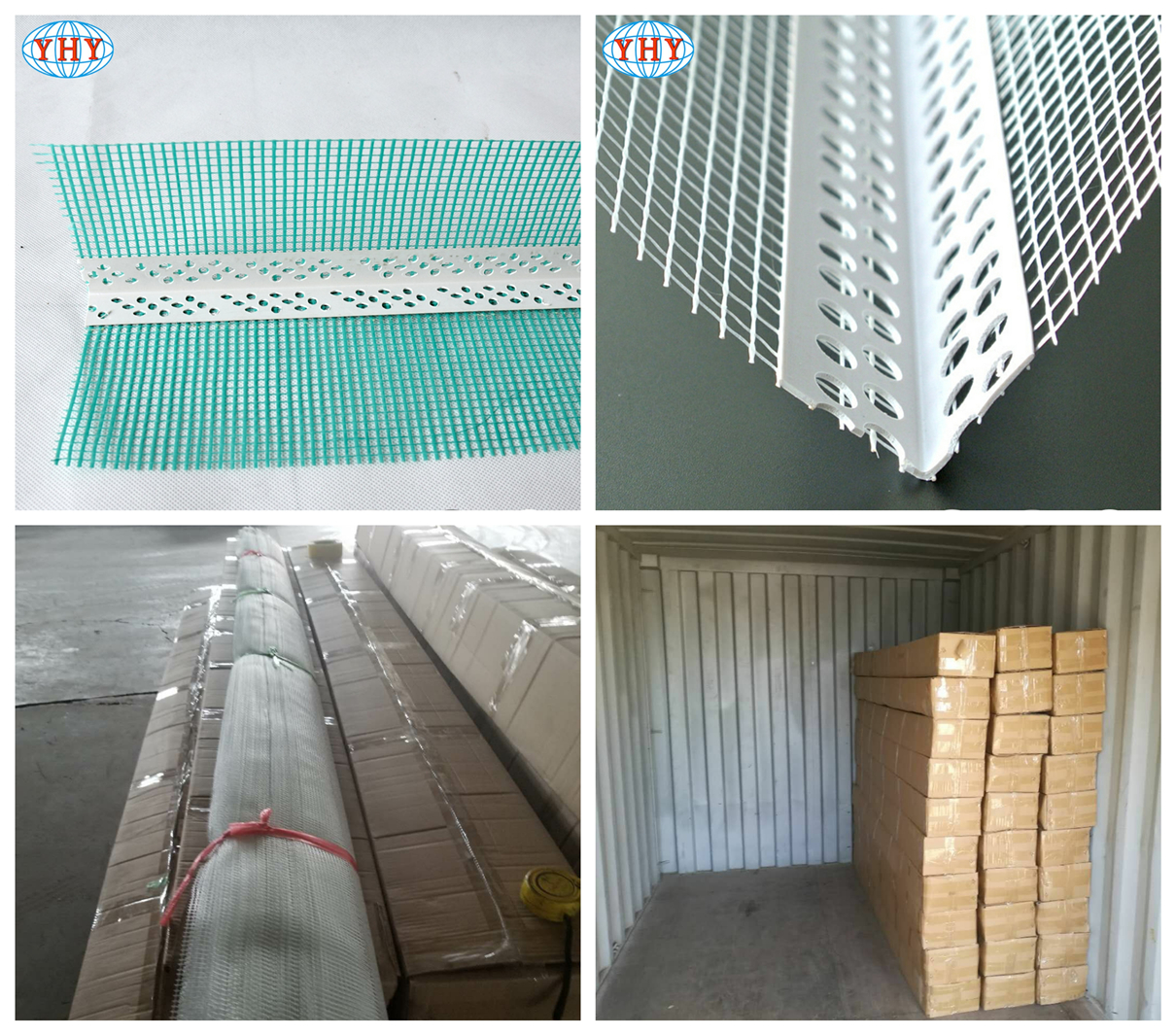 External wall insulation system PVC corner bead