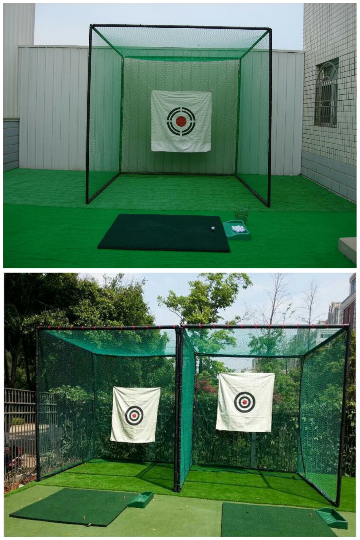 2020 strong Nylon swing practice golf nets driving cage Manufacture