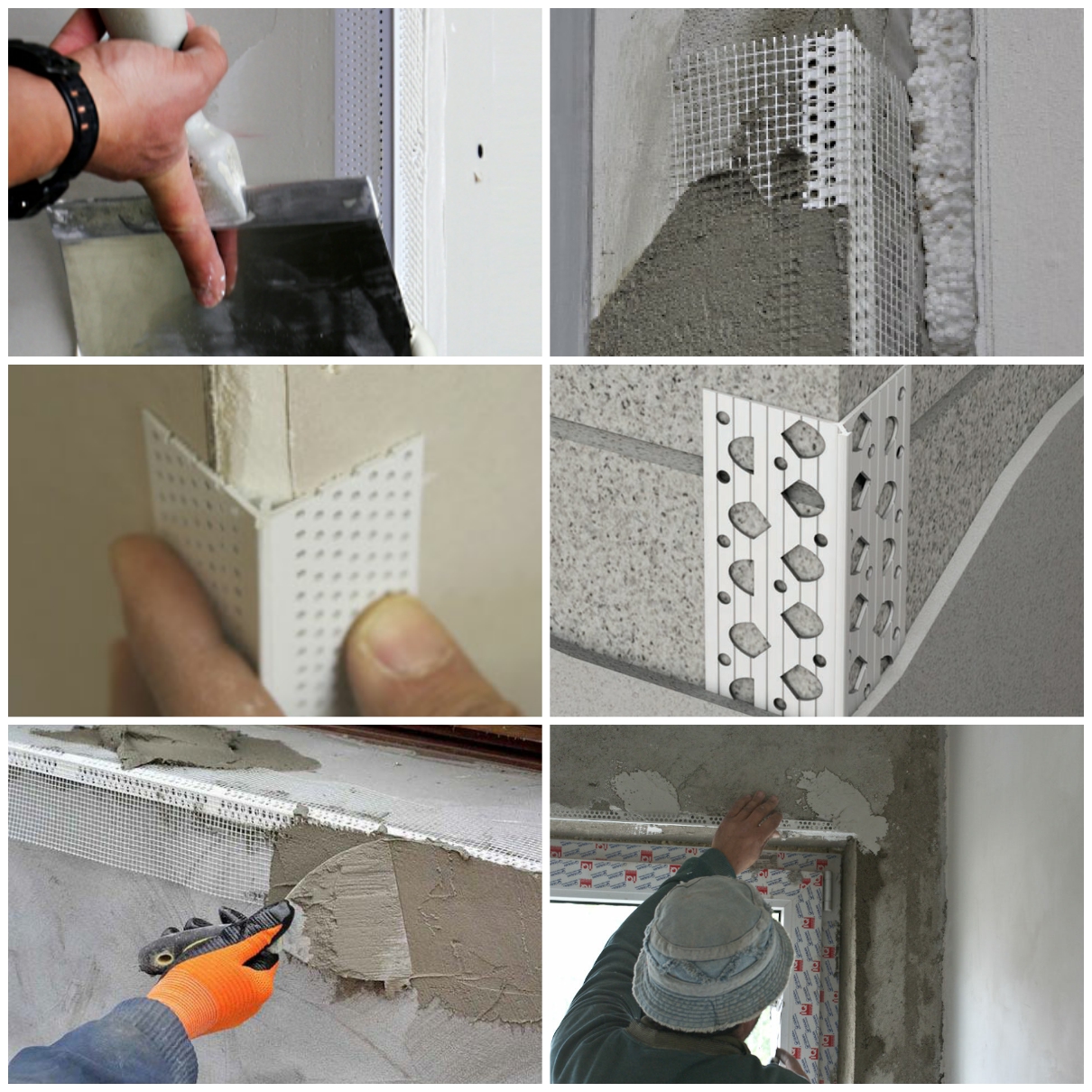 Dry Wall Internal Plastering Outside Corner Bead for Plaster Round