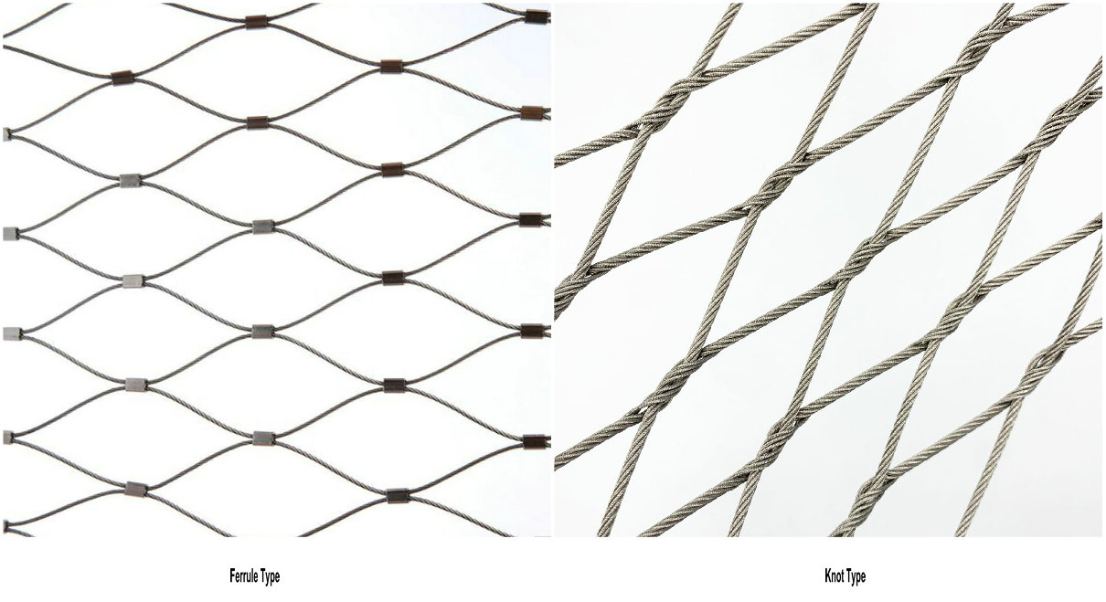 High Quality Stainless Steel  Rope Mesh/Cable Net for Zoo