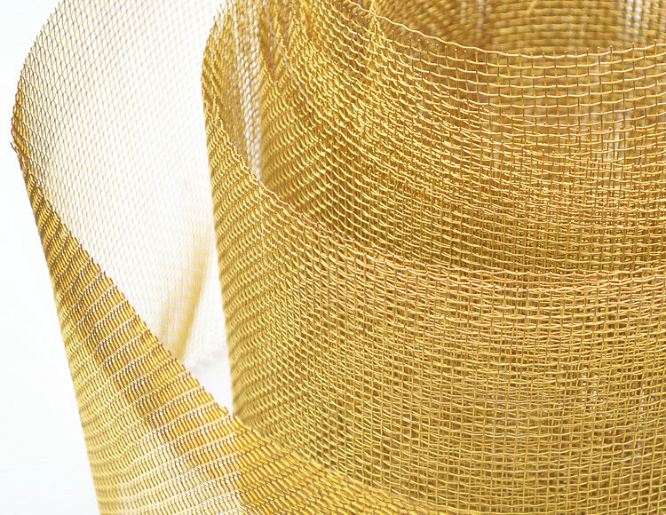 Brass Wire Mesh Used For Filters Materials Or Insect Screen, Facades