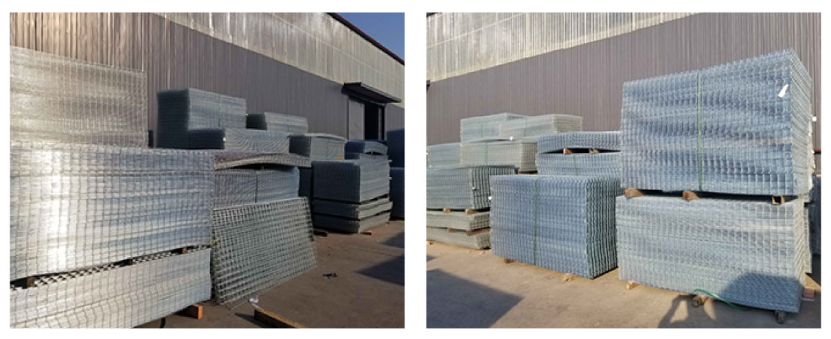 Galvanized welded wire mesh for square mesh fence