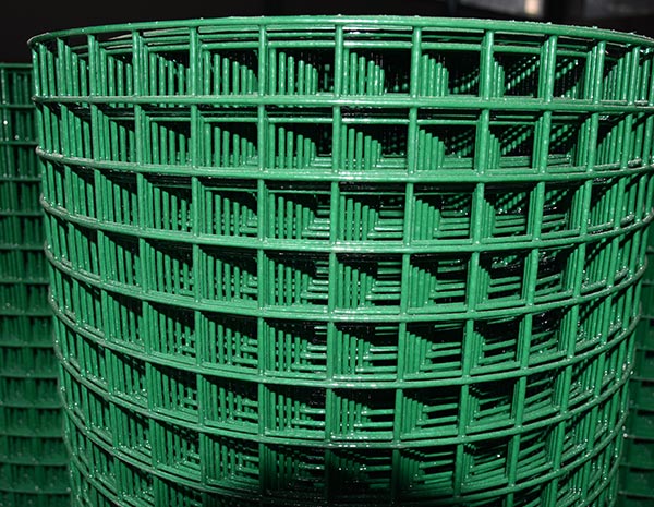 1/2x1/2  Green PVC Plastic coated Welded Wire Mesh