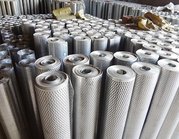 0.3mm - 15mm thickness Customized Stable Punched  Aluminum Perforated Metal  Mesh