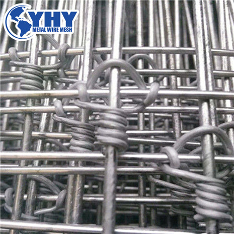 1.55m Height Galvanized 15cm Vertical Wire Distance 100m long fixed knot field  fence 