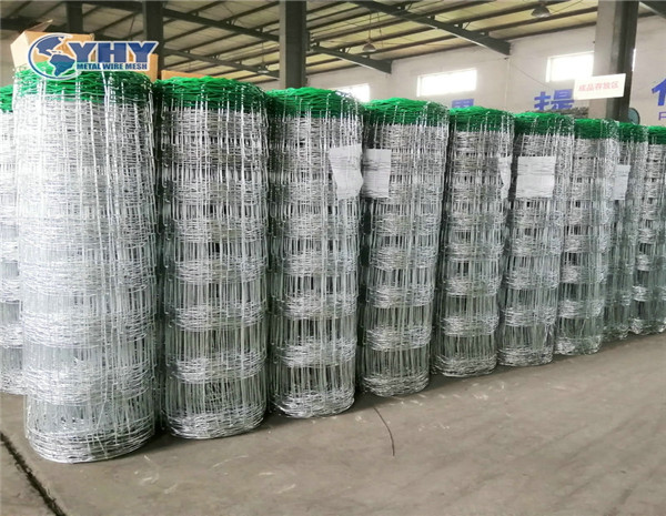 2.0m Height Galvanized 15cm Vertical Wire Distance 100m Long Green color PVC hinge  joint fence 