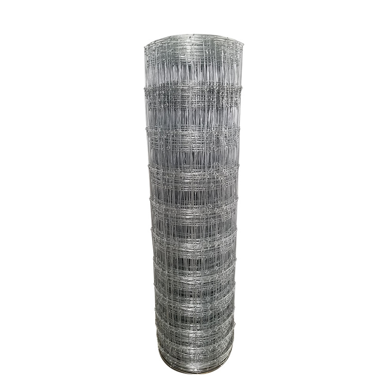 1.9m Height Galvanized 15cm Vertical Wire Distance 100m long fixed knot fence mesh