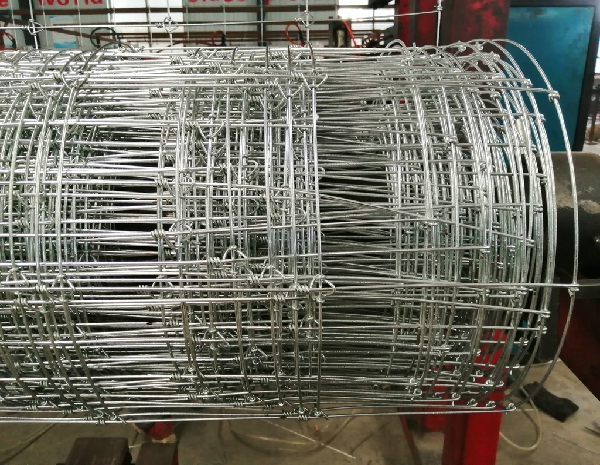 1.8m Height Galvanized 15cm Vertical Wire Distance 100m long Fixed-knot field deer fence