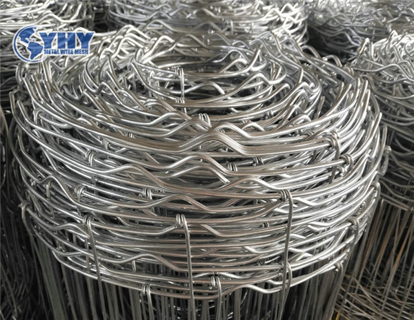 1.5m Height Galvanized 30cm Vertical Wire Distance 100m Long hinge joint Cattle fence