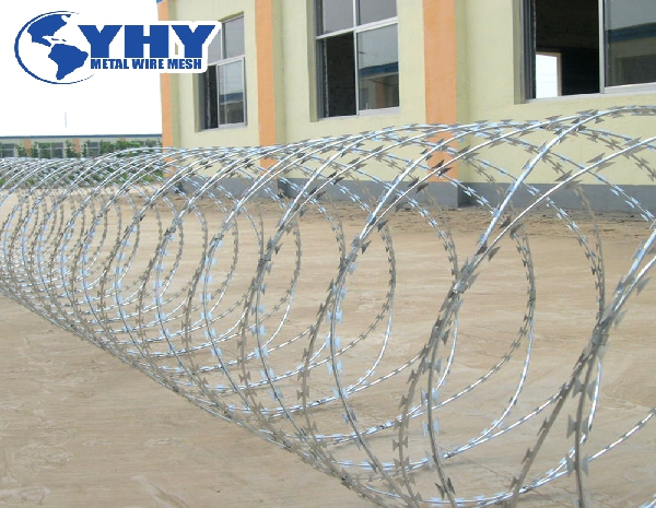 Military area high security protection razor wire barbed wire