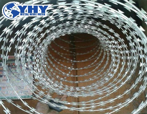 Military area high security protection razor wire barbed wire
