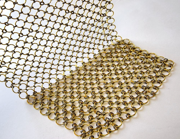  Light-Diffusing Architectural Stainless Steel Ring Mesh Curtain