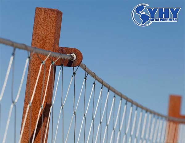 SS304 Architectural Diamond Rope Wire Mesh 