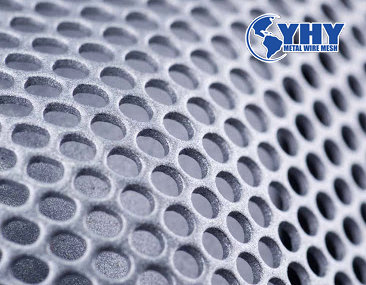 Special hole shape perforated mesh panel for exterior wall decoration