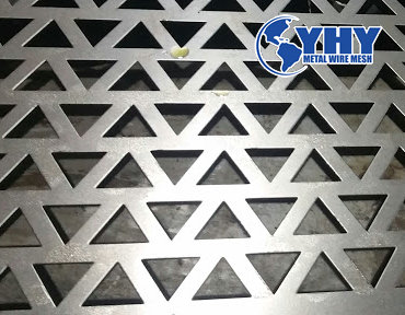 Special hole shape perforated mesh panel for exterior wall decoration