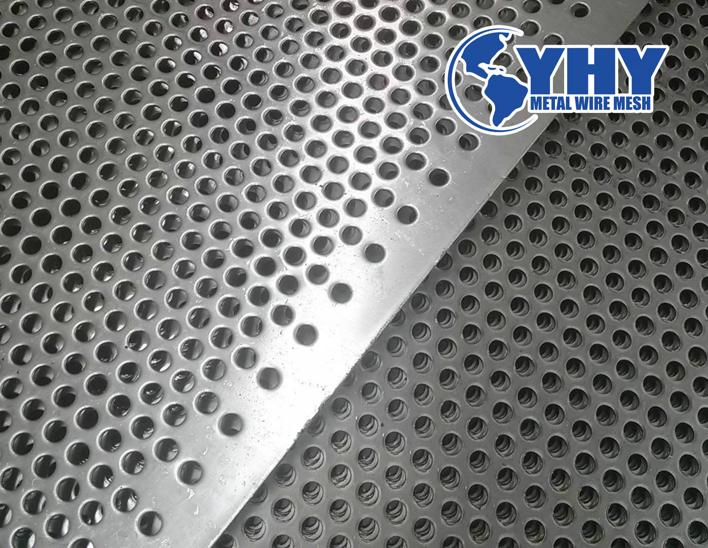 Special hole shape perforated mesh panel for exterior wall decoration