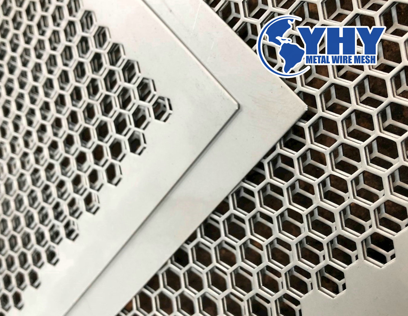 Special hole shape perforated mesh panel for exterior wall decoration