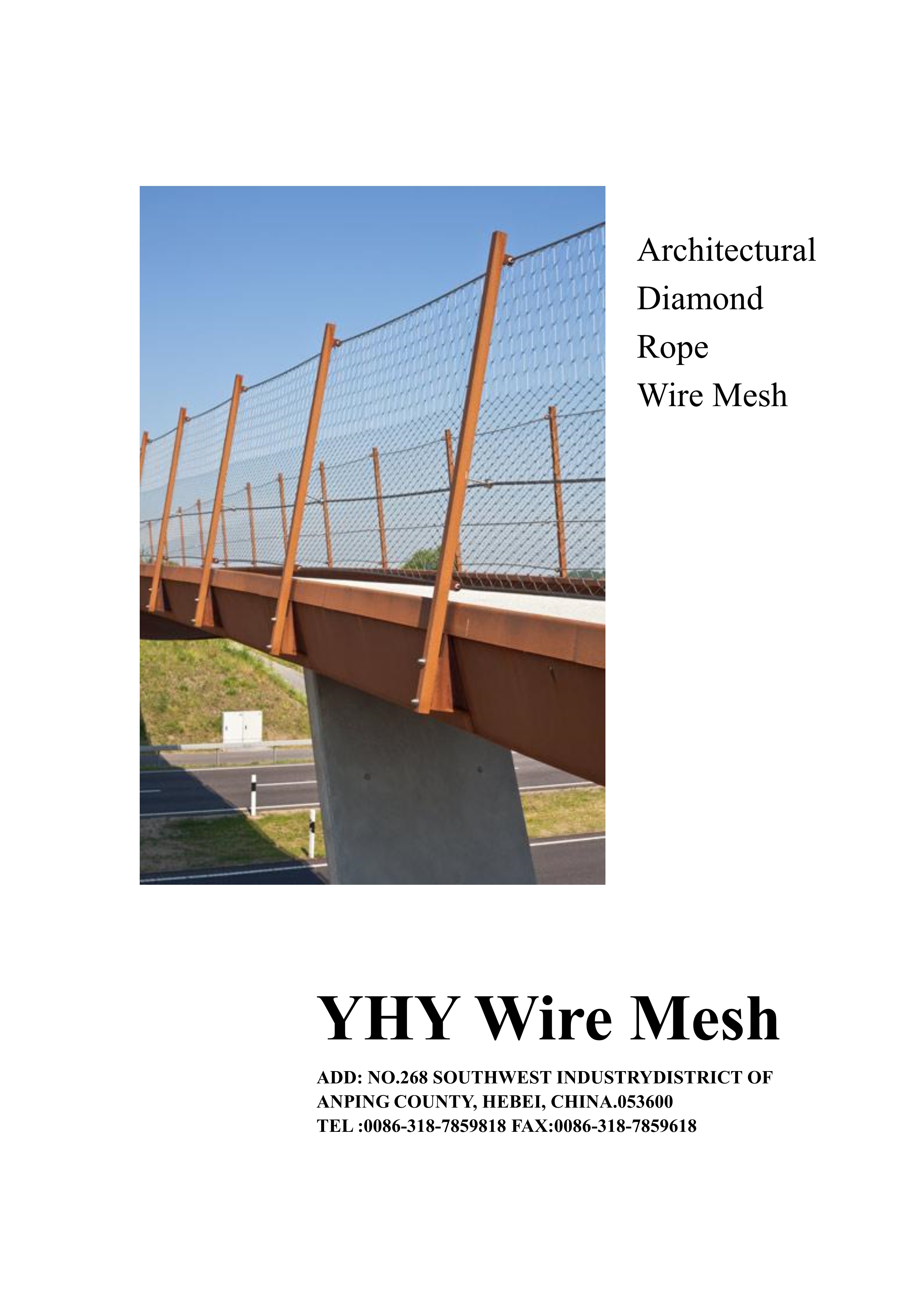 Architectural decoration ss304 rope mesh