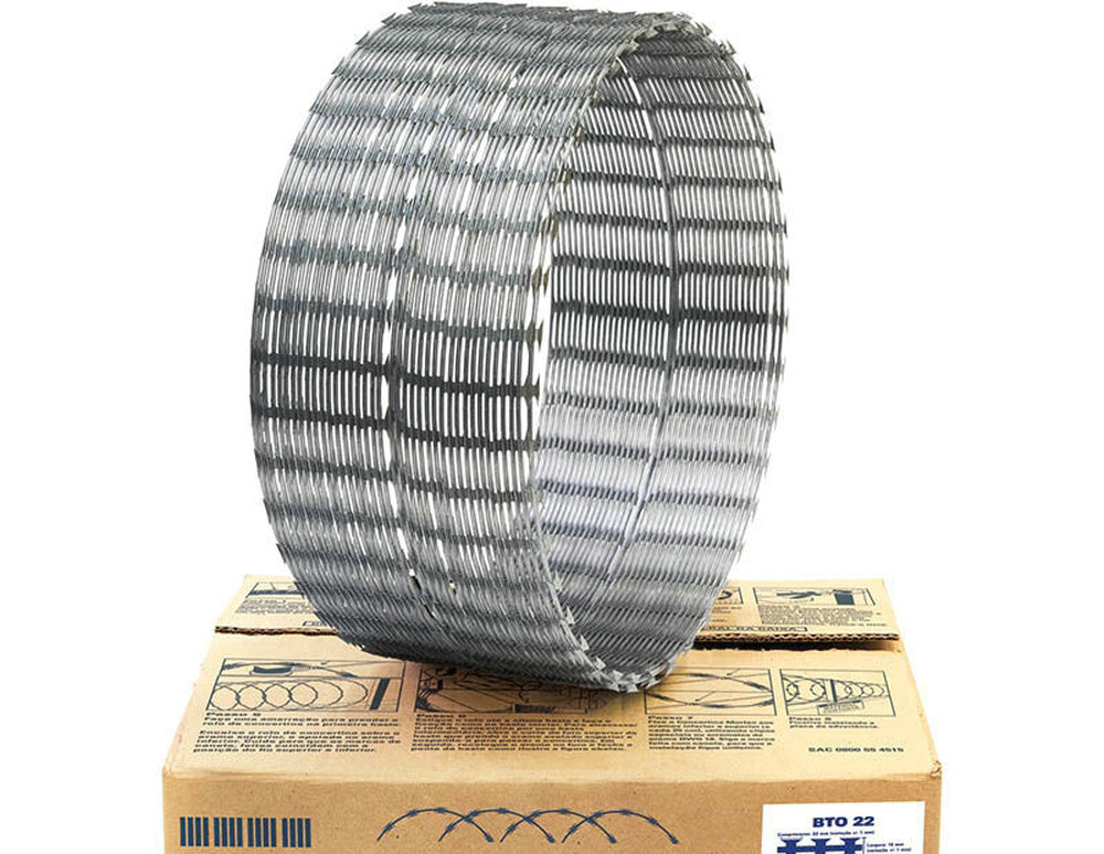 CBT-65 Galvanized Hexagonal Concertina Razor Wire