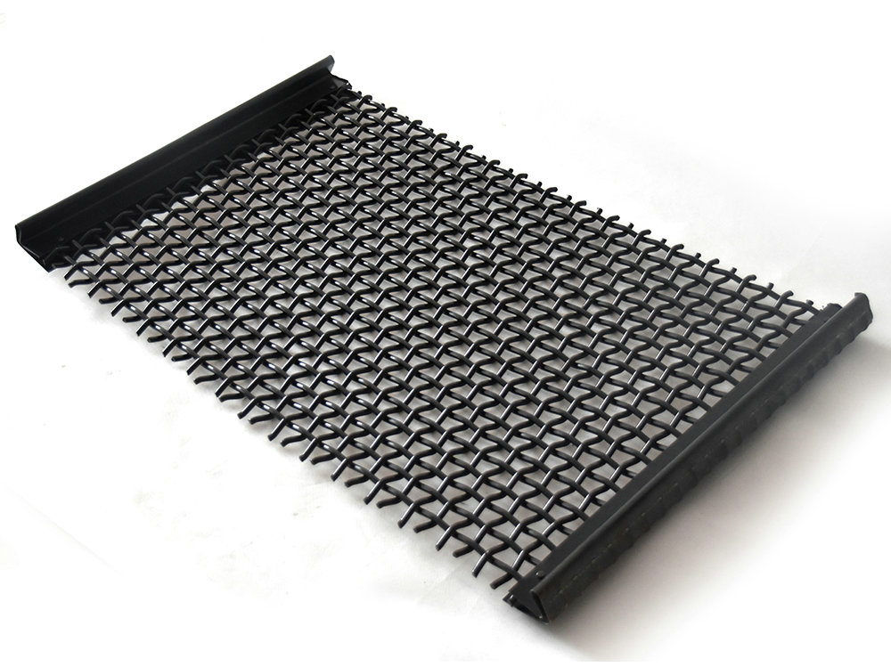 45# high carbon steel woven screen vibration screen mesh stone crusher screen 