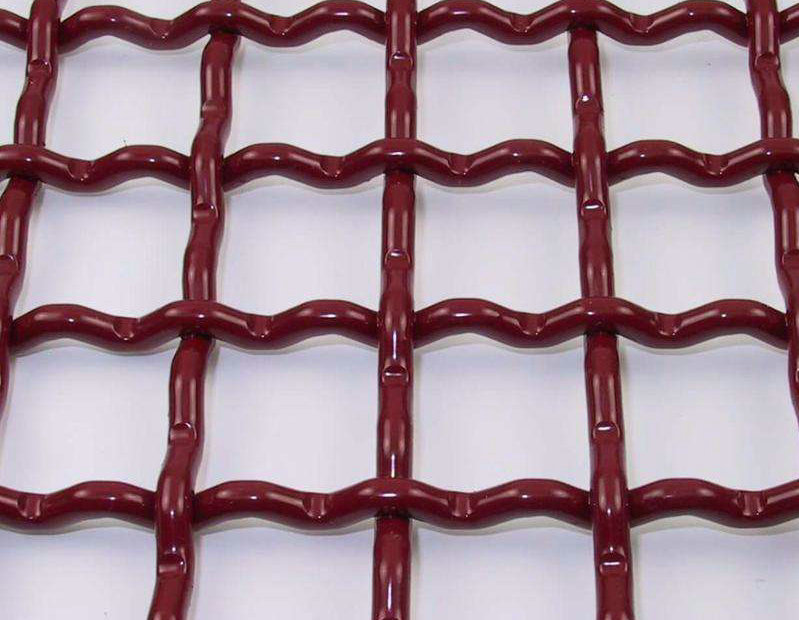 Painted woven wire mesh for mine stone