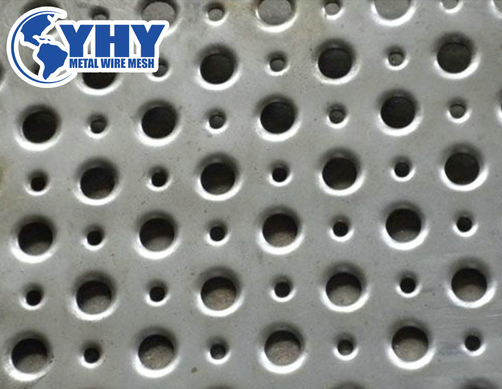 Rould hole perforated mesh sheet for building decorate