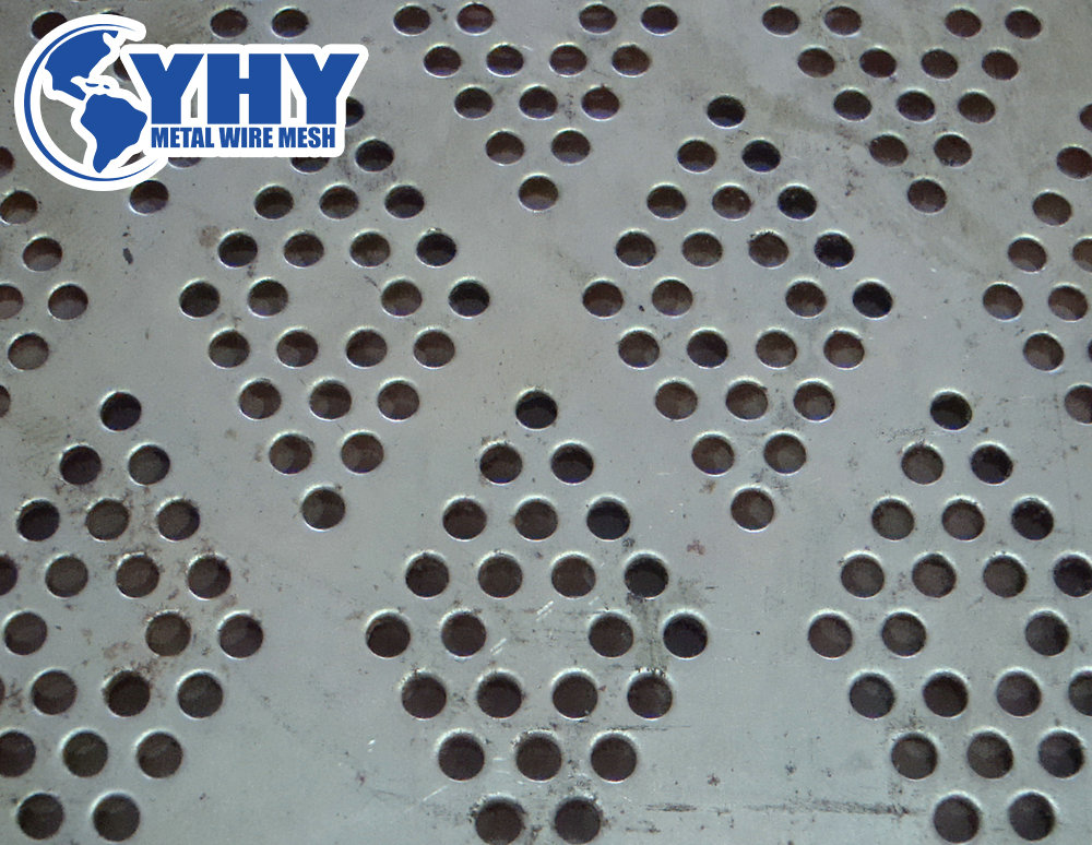 Rould hole perforated mesh sheet for building decorate