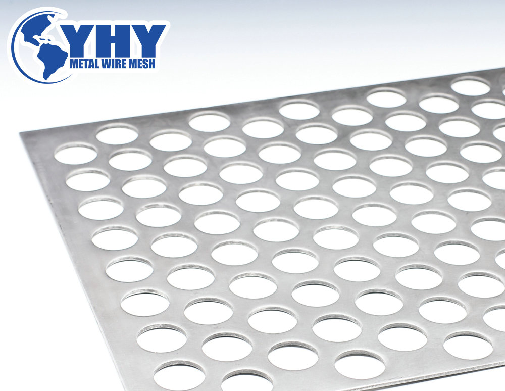 Rould hole perforated mesh sheet for building decorate