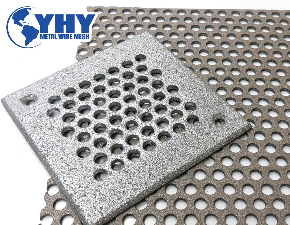 Rould hole perforated mesh sheet for building decorate