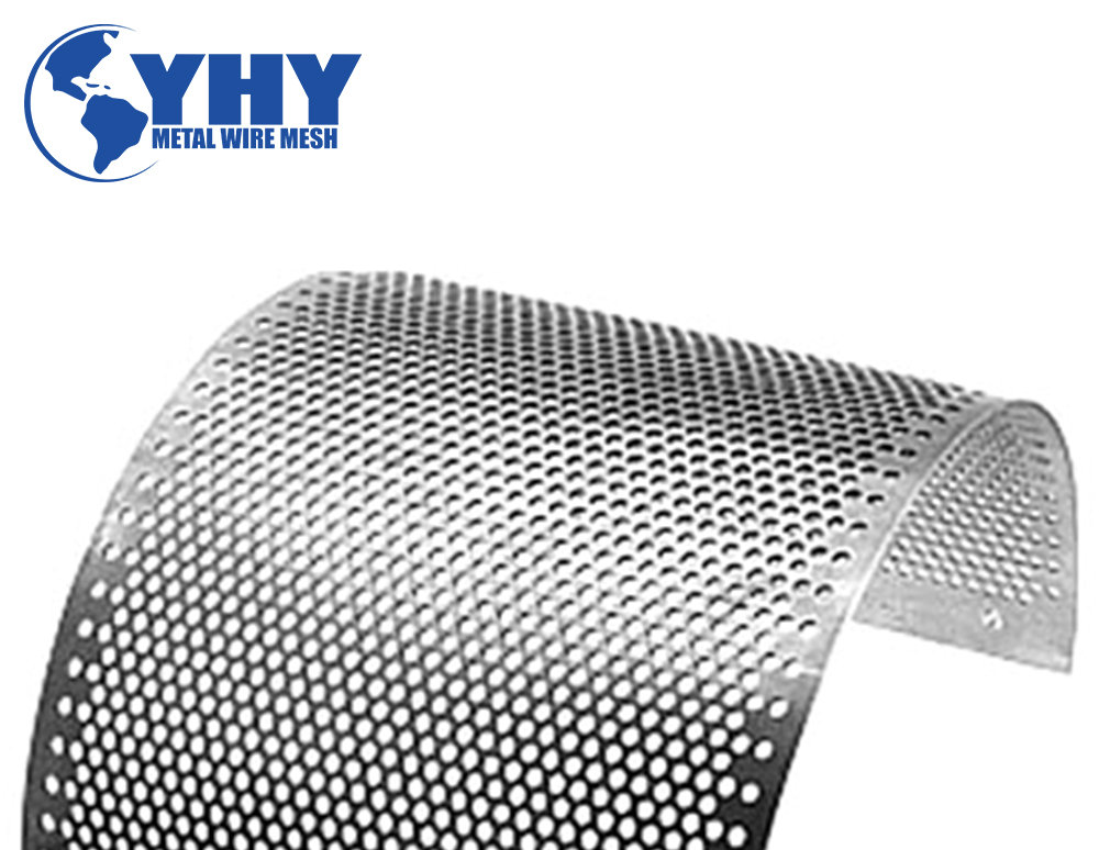 Rould hole perforated mesh sheet for building decorate