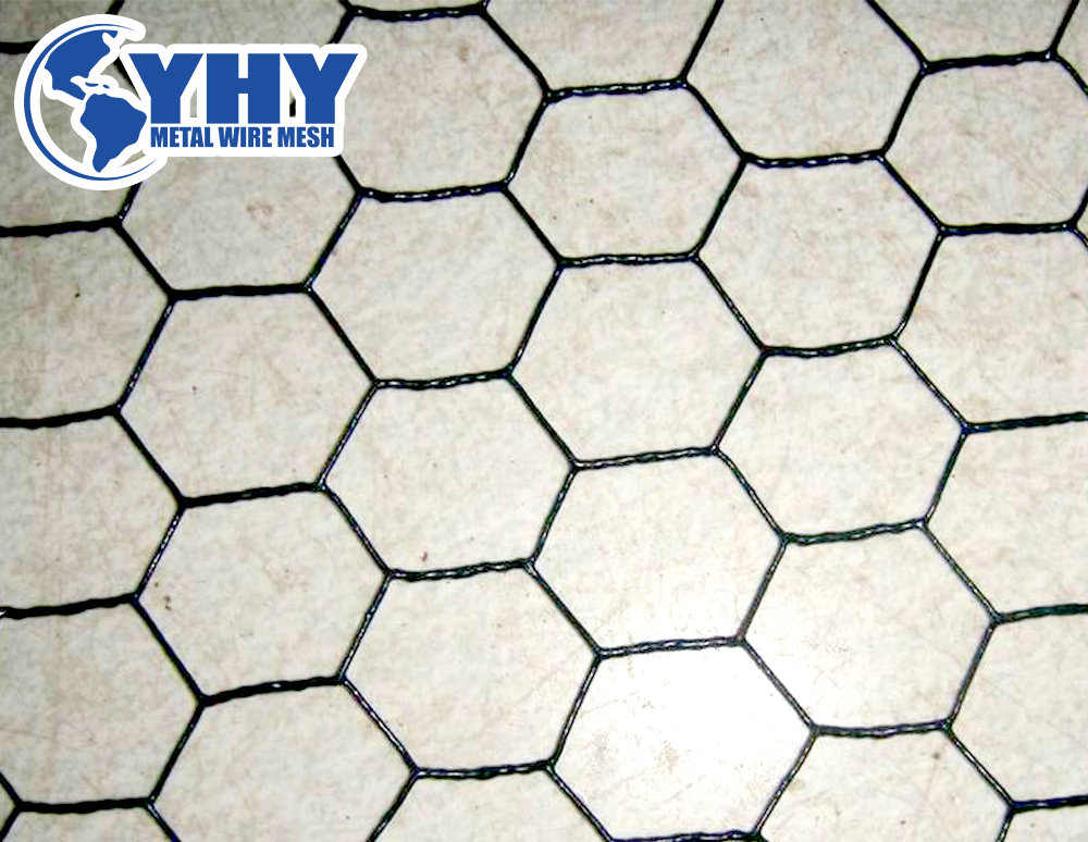 Hot dipped galvnaized then PVC coated fish wire mesh 12bwg 1 1/2