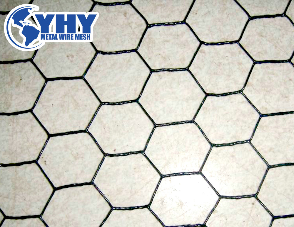 Hot dipped galvnaized then PVC coated fish wire mesh 12bwg 1 1/2