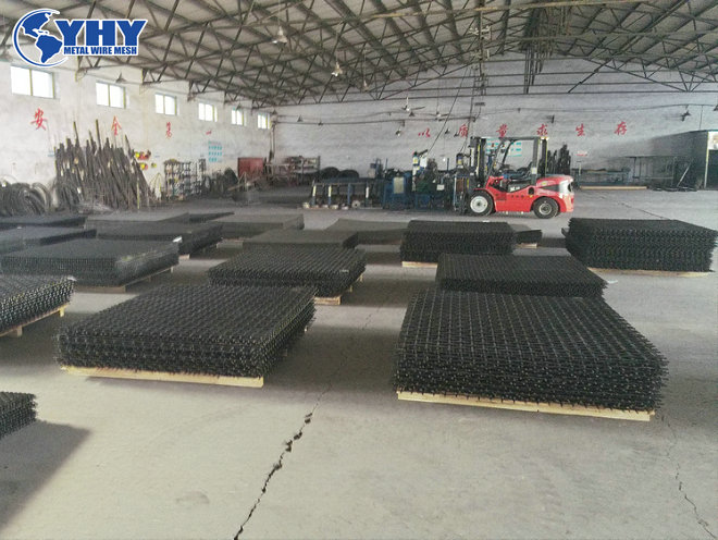 Black Plain Crimp Mining Screen Sheet Long Service Life