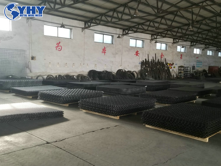 Black Plain Crimp Mining Screen Sheet Long Service Life