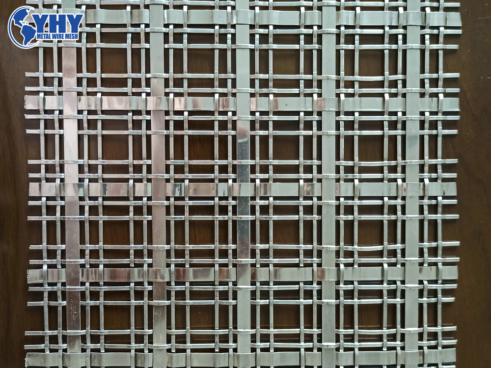 Stainless Steel Woven Metal Decorative Lock Crimped Wire Mesh on sale Chinese factory supply 