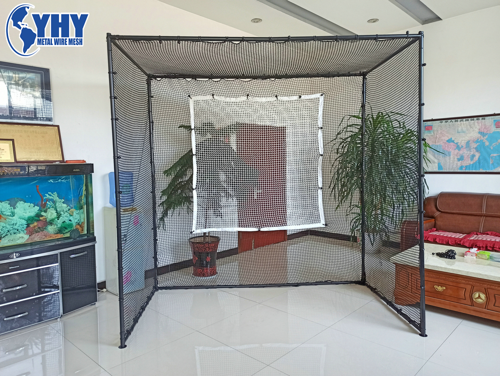 High-quality Golf Hitting Cage with Iron painted pipe frame for Golf Practice training Net