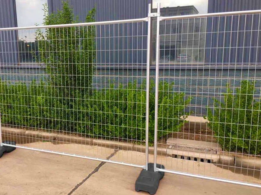 Temporary fencing for plant
