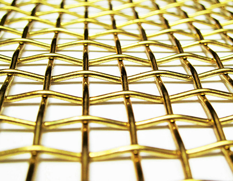 Brass Wire Mesh Used For Filters Materials Or Insect Screen, Facades