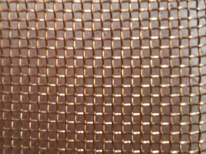 Bronze Wire Mesh With Beautiful Surface For Decorative And Architectural