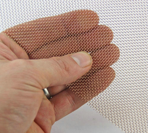 Bronze Wire Mesh With Beautiful Surface For Decorative And Architectural